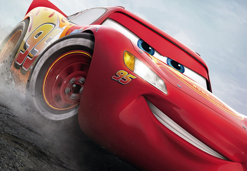 Lightning McQueen, Cars 3, Animations, 2017, Movies, lightning mcqueen tablet HD wallpaper