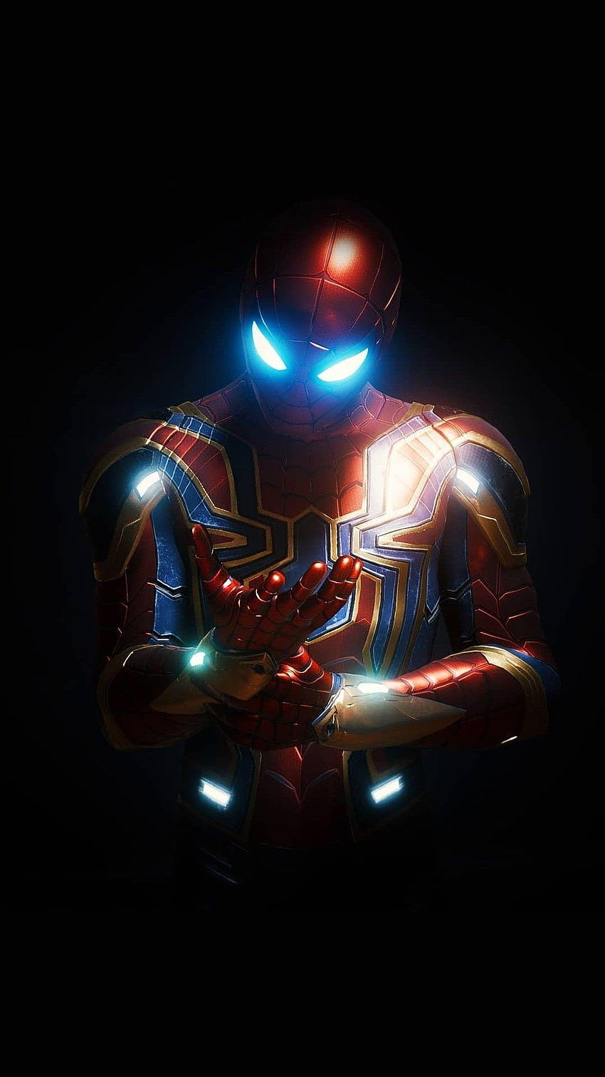 Spiderman terbaru, spider man neon wallpaper ponsel HD