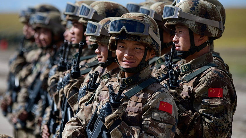 Китай критикува САЩ за военния доклад, определя американската стратегия за „Студена война“ като „непрофесионална, враждебна и пристрастна“, китайска армия HD тапет