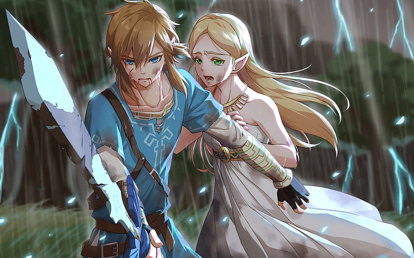 Link i Zelda, link Zelda Tapeta HD