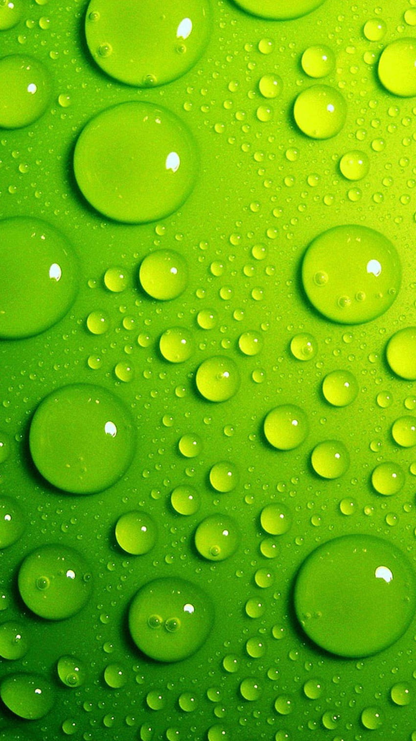 Green Water Drops Galaxy S6, water droplets HD phone wallpaper