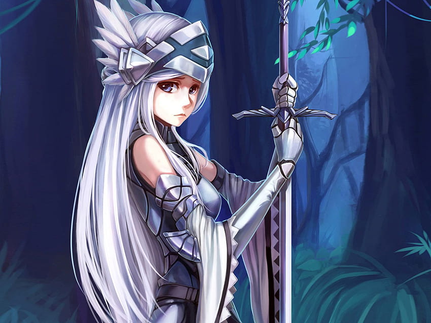 lenessia log horizon armor sword anime girl [1600x1200] for your , Mobile & Tablet, anime girl armor HD duvar kağıdı