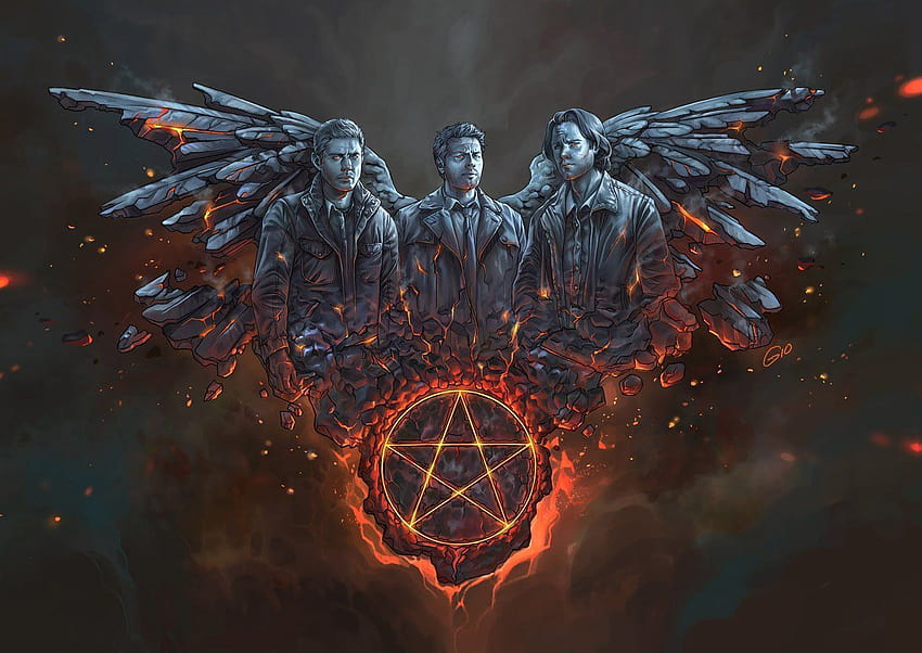 Supernatural Art, supernatural season 14 HD wallpaper