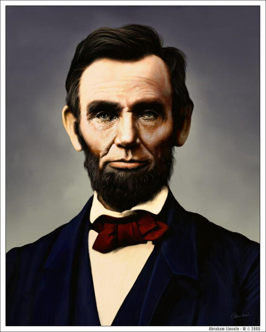 Abraham Lincoln in Mist iPhone Wallpapers Free Download