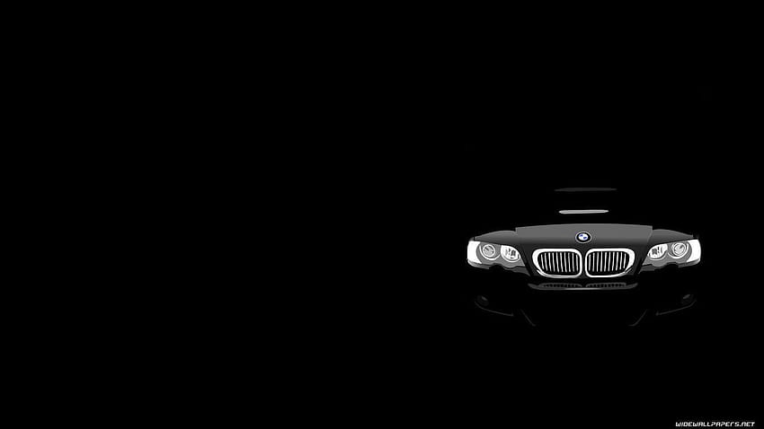 BMW Siyahı, tamamen siyah HD duvar kağıdı