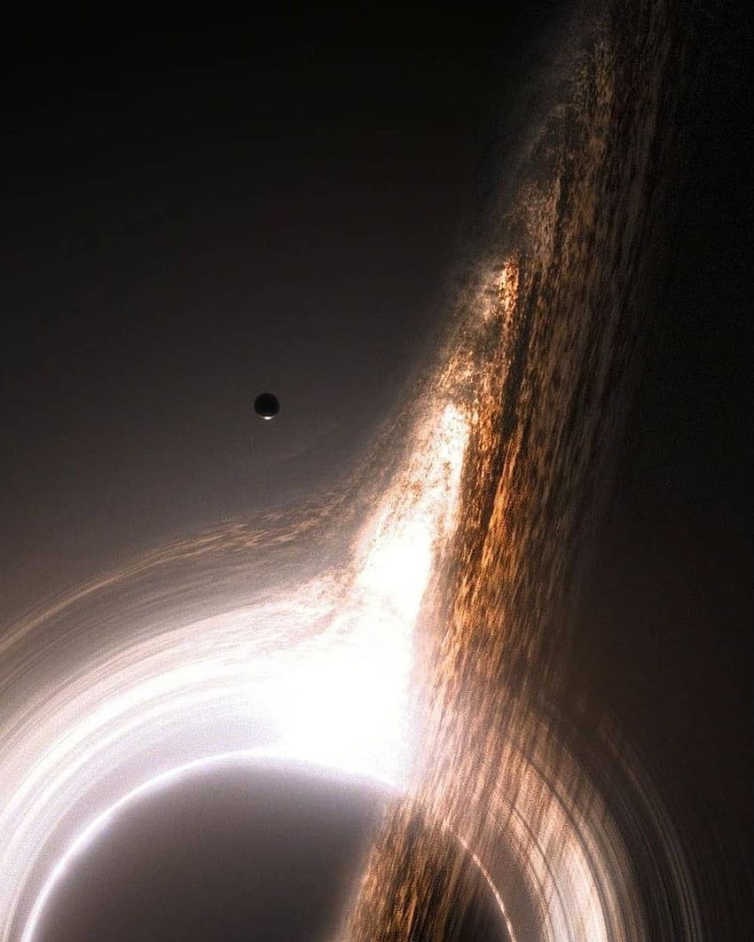 Interstellar'dan Gargantua 'Bir Kara Delik'. . Bir kara delik, yerçekimi kuvvetinin içinde bulunduğu uzayın bir bölgesidir… HD telefon duvar kağıdı