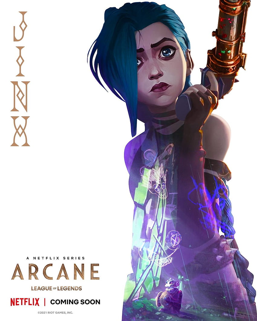 Netflix Drops 'Arcane League of Legends' First Look Character Posters HD phone wallpaper