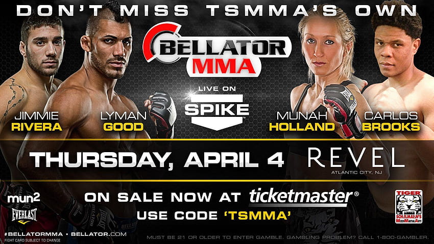 Less Than 1 Month till Bellator MMA in Atlantic City NJ HD wallpaper