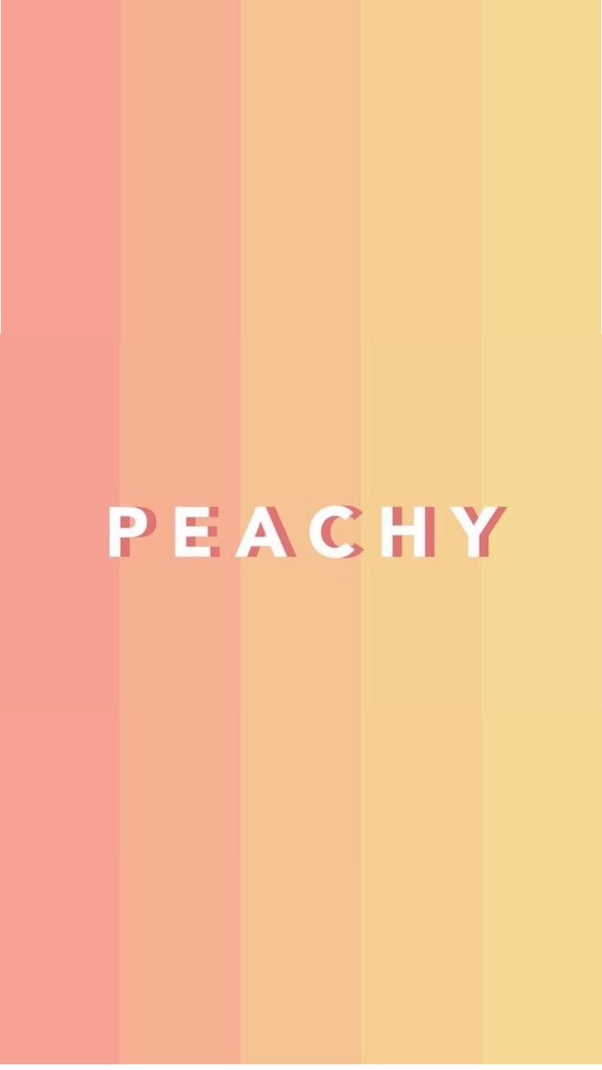 Peachy Color Aesthetic • For You Colors Aesthetic Hd Phone Wallpaper