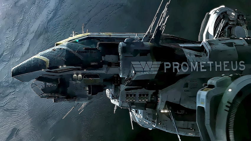 : vehicle, artwork, airplane, movies, Fairchild Republic A 10 Thunderbolt II, military aircraft, Prometheus movie, air force, Weyland Corporation, BC 303 Prometheus, aviation, atmosphere of earth, fighter aircraft, aircraft engine, jet HD wallpaper