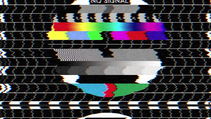 tv no signal, static old tv aesthetic sad HD wallpaper