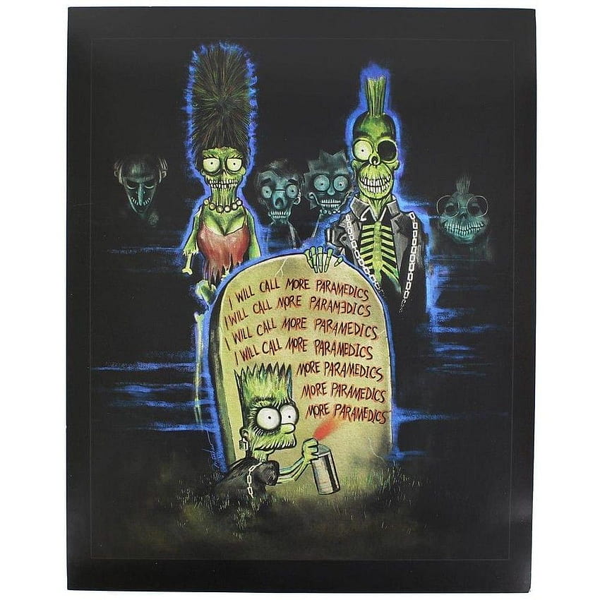 Nerd Block The Simpsons: Return of the Living Dead 8x10 Art Print HD phone wallpaper