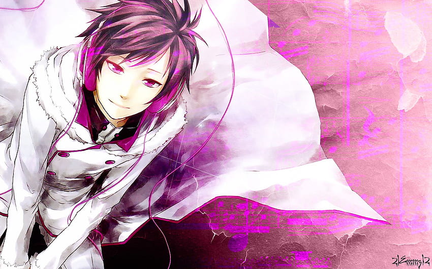 Psyche, anime boys purple HD wallpaper