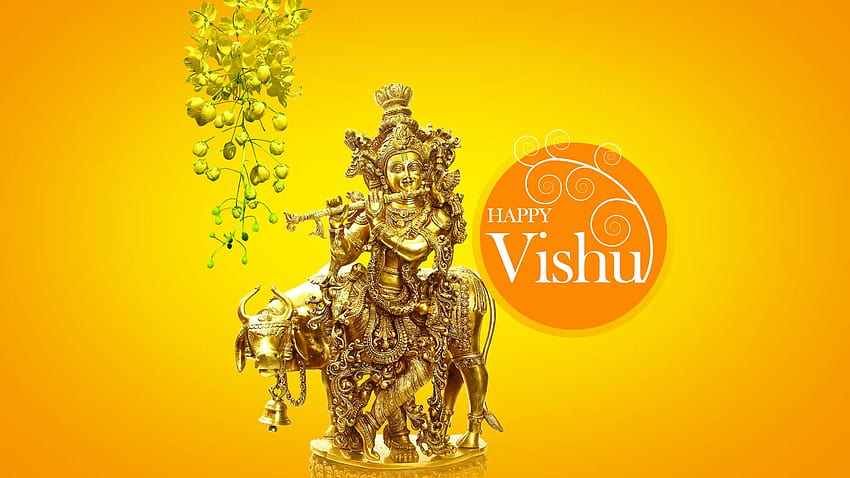 Happy Vishu Kani 2020 Quotes Wishes ...socialtelecast วอลล์เปเปอร์ HD