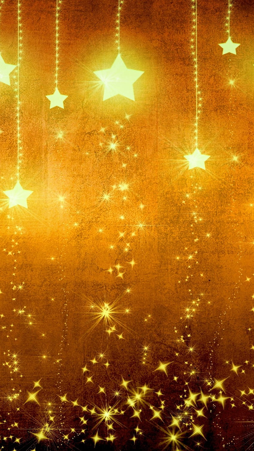 Star Gold Holiday Backgrounds Brown Yellow Light Texture iPhone 6 Wallpap…, yellow xmas Tapeta na telefon HD
