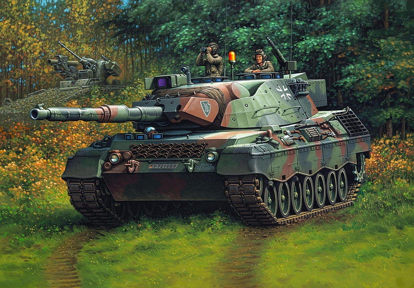 enzo maio tank leopard 1 bundeswehr germany HD wallpaper