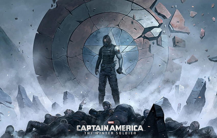 Captain America: The Winter Soldier, winter, captain winter soldier bucky HD wallpaper