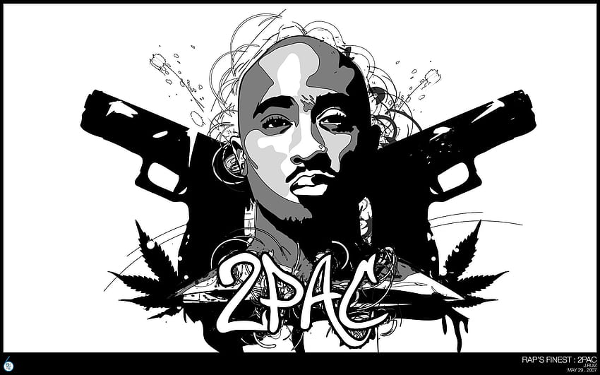 2Pac Backgrounds, tupac cartoon HD wallpaper | Pxfuel
