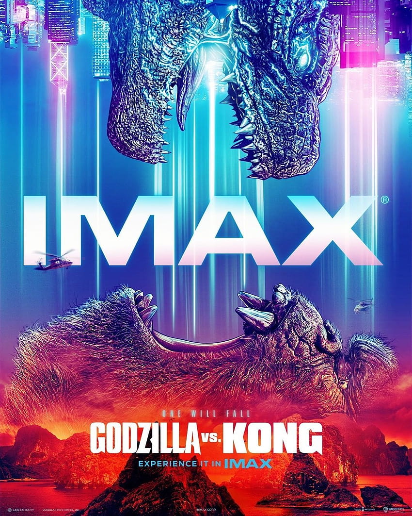 New Godzilla vs. Kong IMAX Poster Released, godzilla vs kong poster 2021 HD phone wallpaper