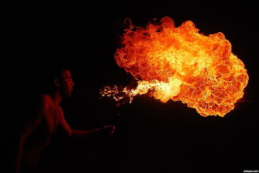 Fire Breather , Men, HQ Fire Breather HD wallpaper