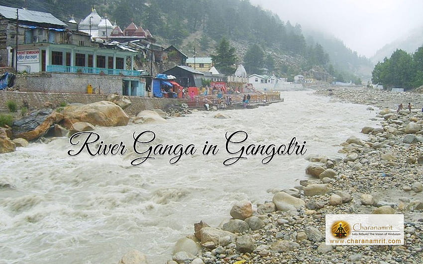 Uttarakhand Gangotri Ganga River Stylish , Charanamrit HD wallpaper