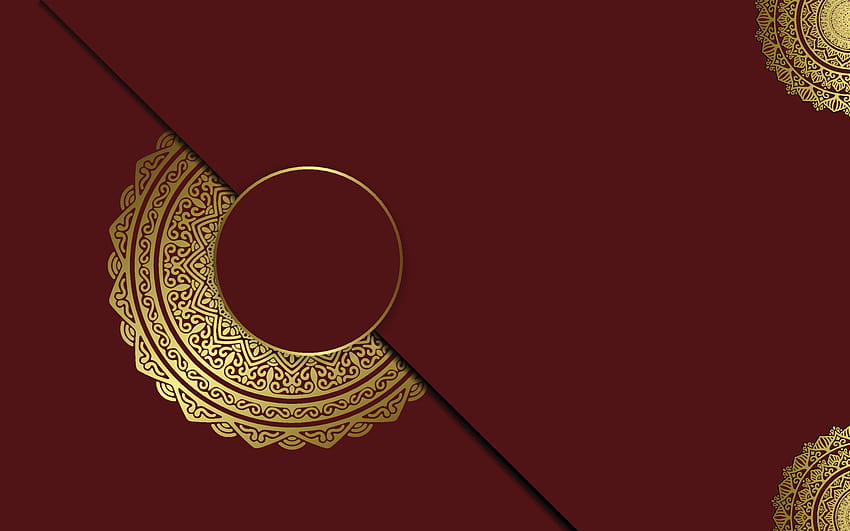 Luxuriöse goldene Mandala-Hintergründe für Hochzeitseinladung, Buchcover 4654452 Vektorgrafiken bei Vecteezy HD-Hintergrundbild