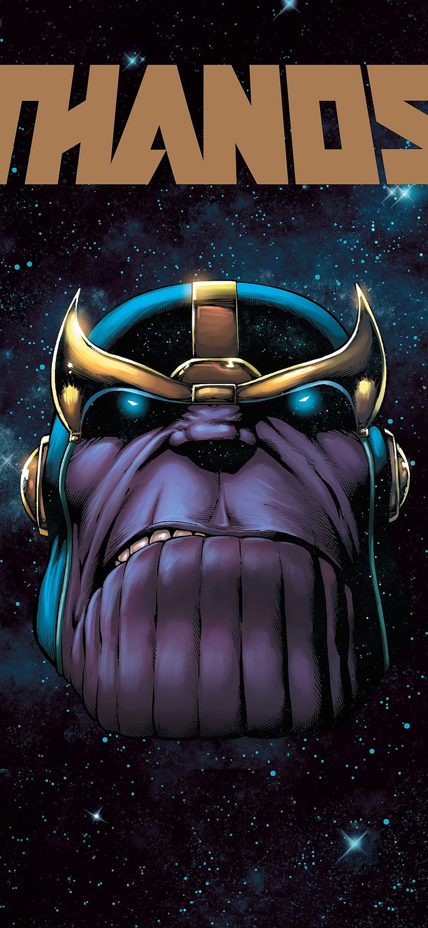 Thanos, luar angkasa, bintang, Marvel Comics 5120x2880 U, komik thanos wallpaper ponsel HD