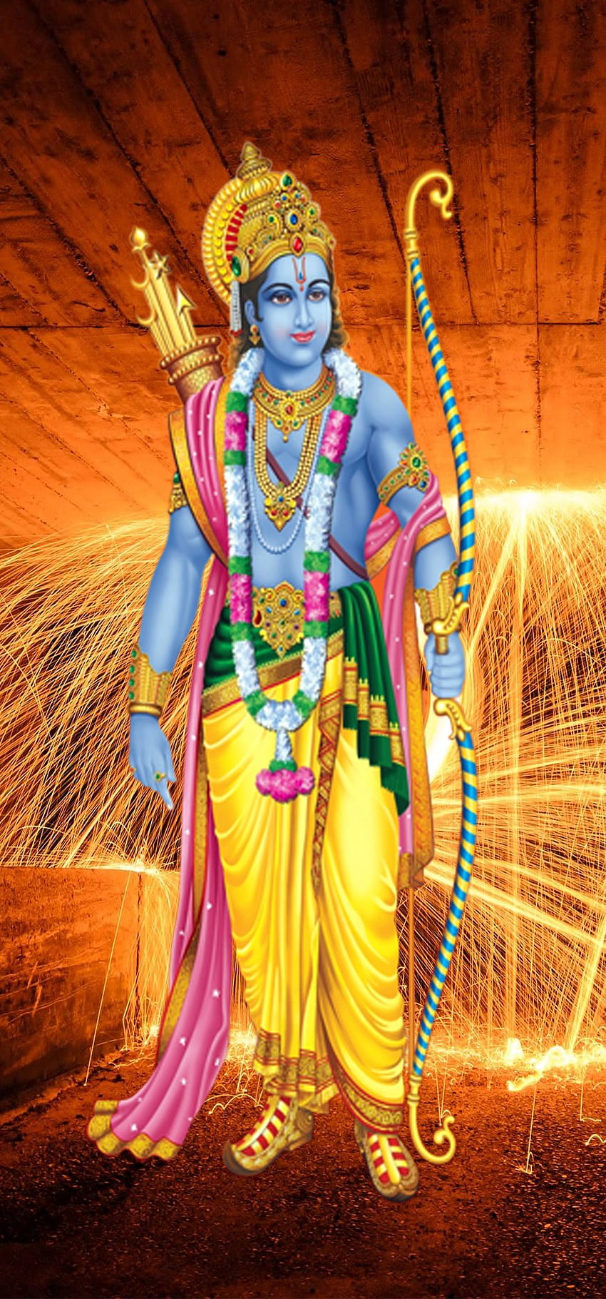 Lord Rama beautiful mobile, lord ram mobile HD phone wallpaper