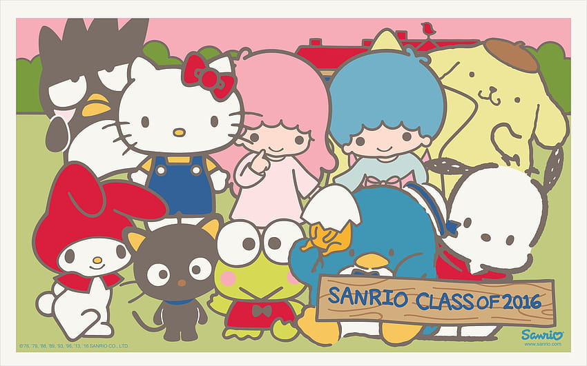 Alle Sanrio-Charaktere HD-Hintergrundbild
