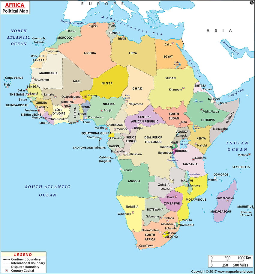Grande mappa dell'Africa, mappa del mondo Sfondo del telefono HD