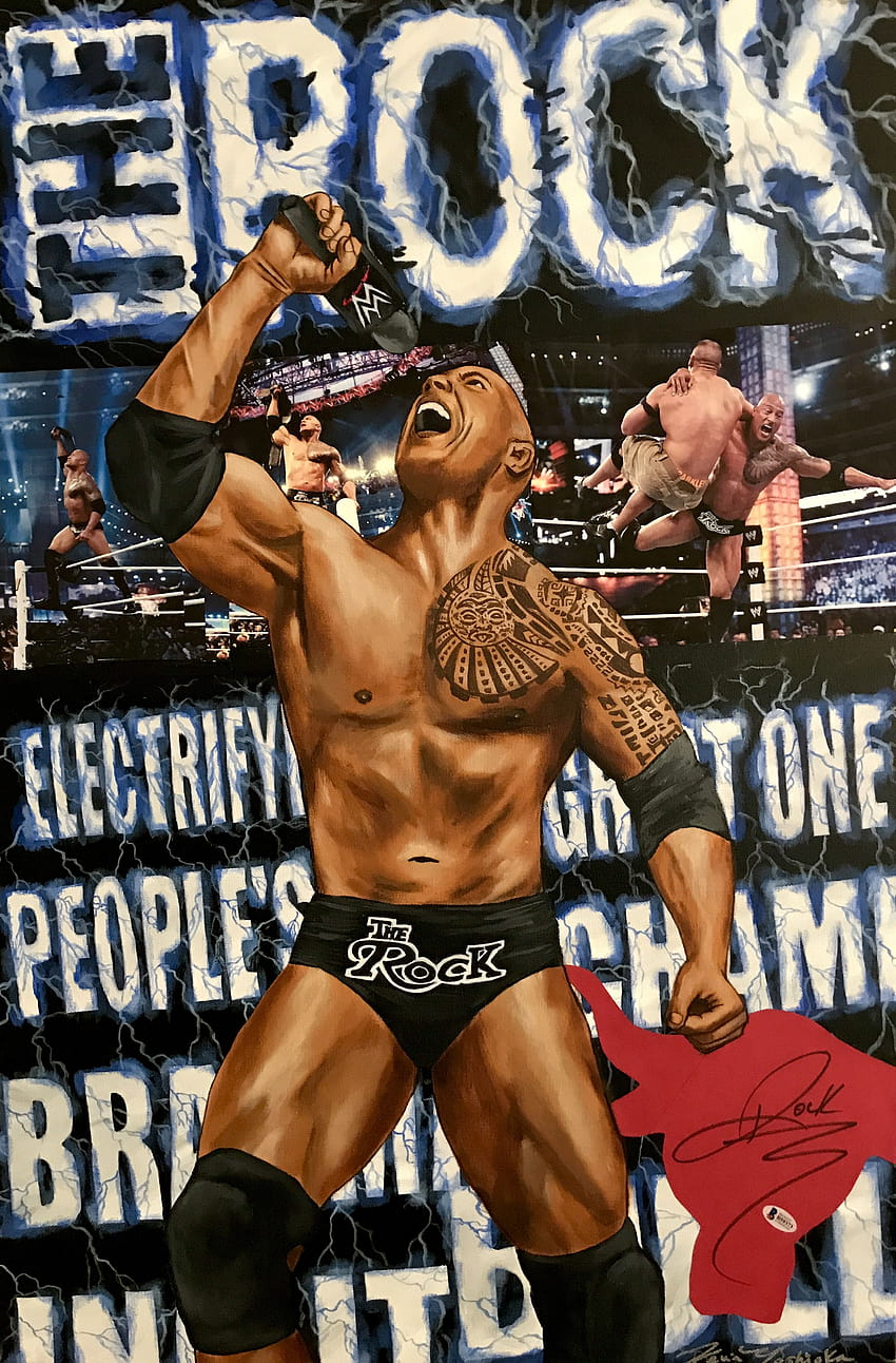 The Rock 2 by whatevah32, ザ・ロックwwf HD電話の壁紙