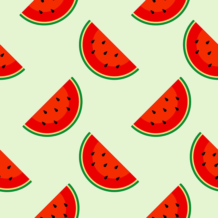 Pola semangka. Latar belakang vektor mulus. Pola vektor irisan semangka. untuk kain, label , cetak di t, musim panas wallpaper ponsel HD