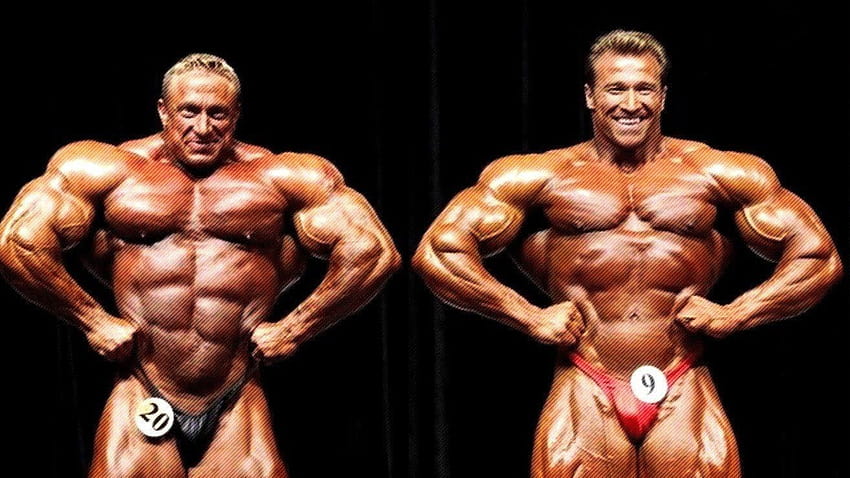 UHR: Zwei deutsche Bodybuilding-Legenden: Markus Ruhl und HD-Hintergrundbild