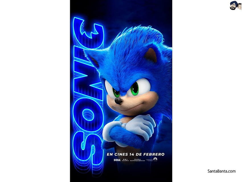 Sonic The Hedgehog Movie, Sonic le film Fond d'écran HD