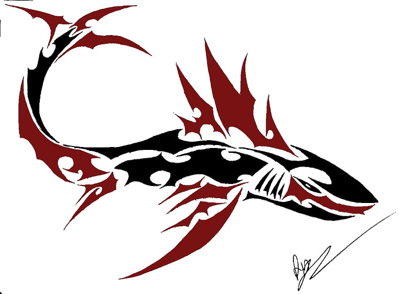 Ralphie, The Shark Tattoo Design - Tattapic®