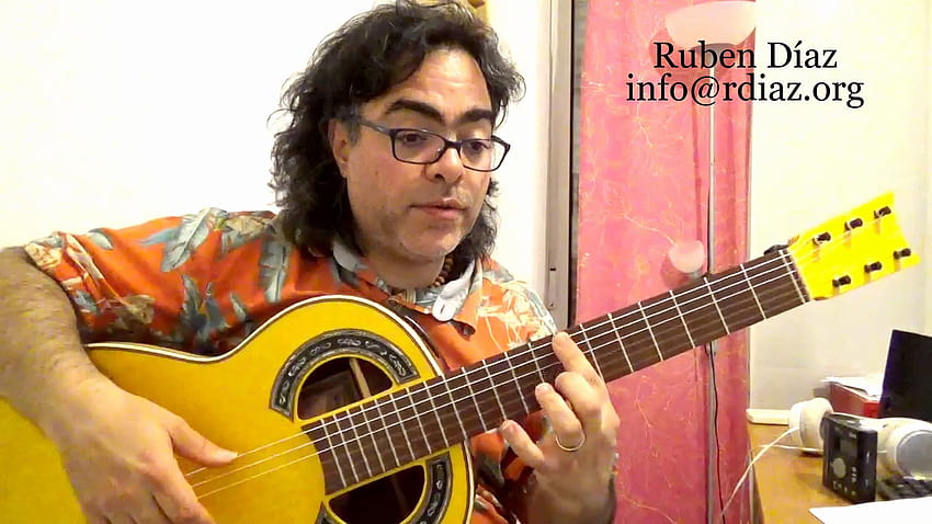 New Zyryab Tutorial 2/ Learning Paco de Lucia online / Ruben Diaz modern flamenco guitar lesson HD wallpaper