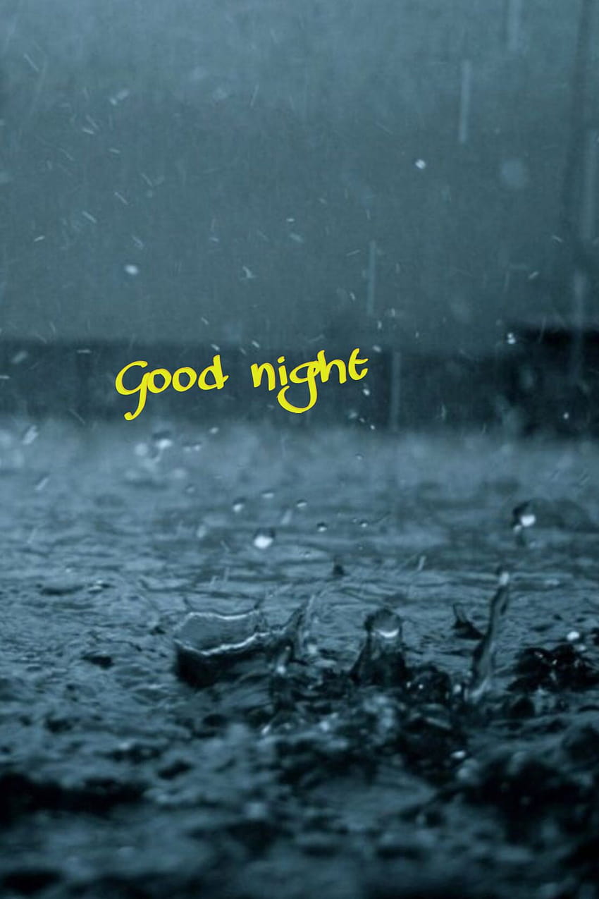 Good Night Rainy Night Hd Phone Wallpaper Pxfuel