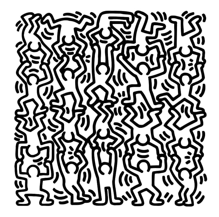 Keith Haring Pop Art, keith harring HD wallpaper