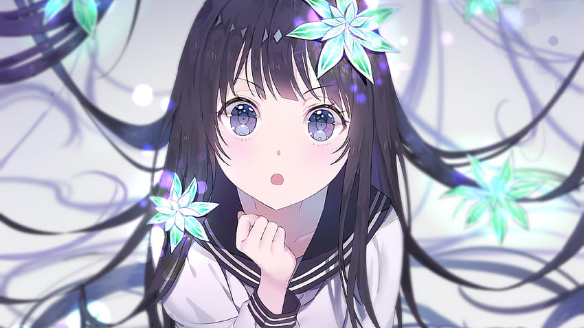 Cute Anime Girl PC, anime legal pfp pc papel de parede HD