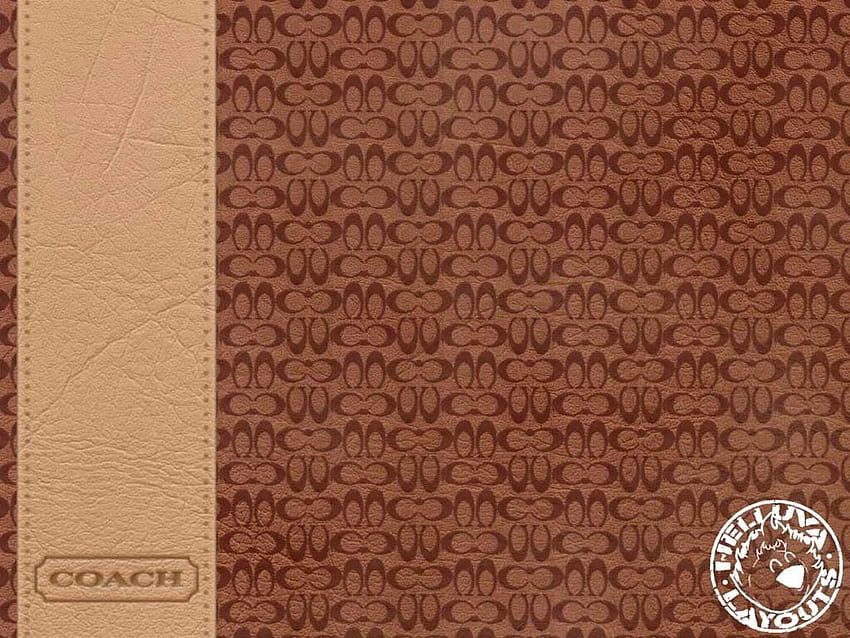 Group of Coach Logo Backgrounds Brown HD wallpaper