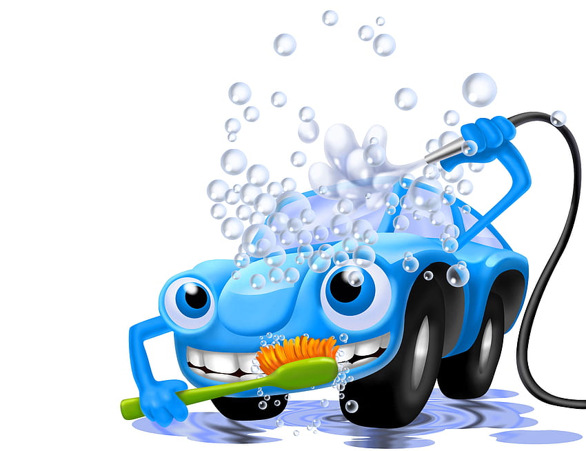 coche, máquina, espuma, agua, burbujas, abstracción, de lavado de autos fondo de pantalla