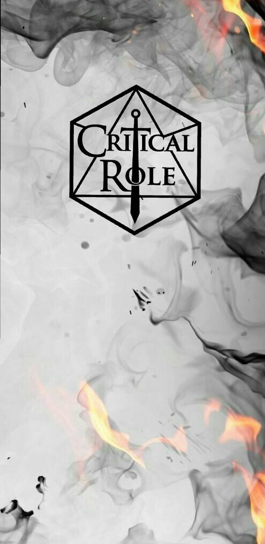 Critical role flames by MommaDM, critical role mobile HD phone wallpaper