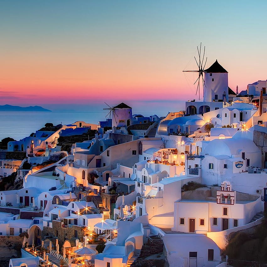 Bestes Santorini iPad, Santorini Griechenland HD-Handy-Hintergrundbild