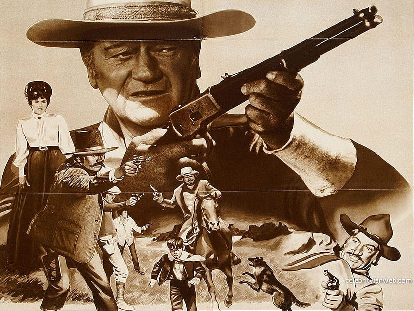 John Wayne art paintings cool people horses cowboys HD wallpaper   Peakpx