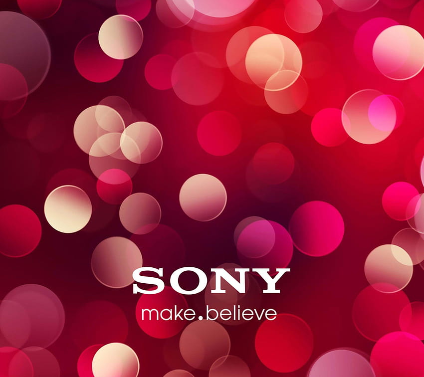 Sony Xperia. Make. Believe., sony logo HD wallpaper