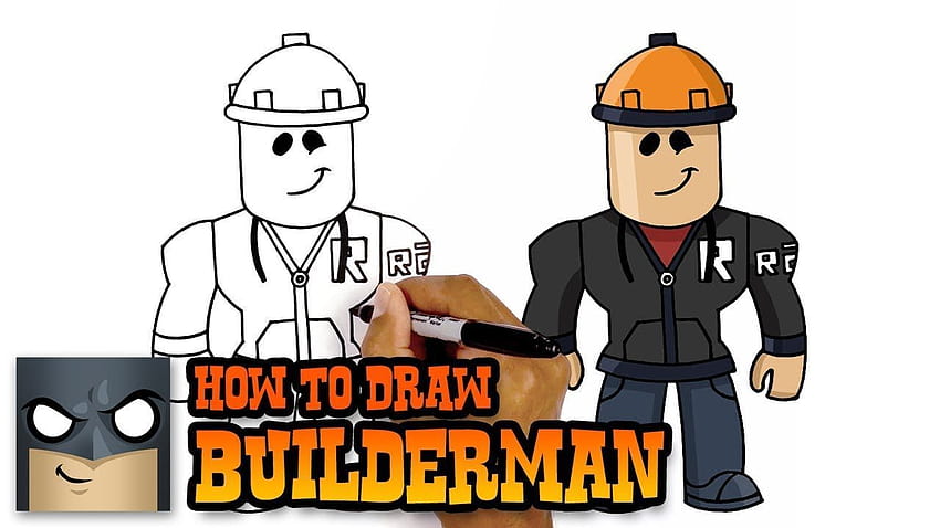 Roblox and builderman em 2023  Papel de parede preto e branco