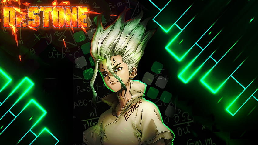 Green Hair Dr. Stone Anime Boy, dr stone pc HD wallpaper