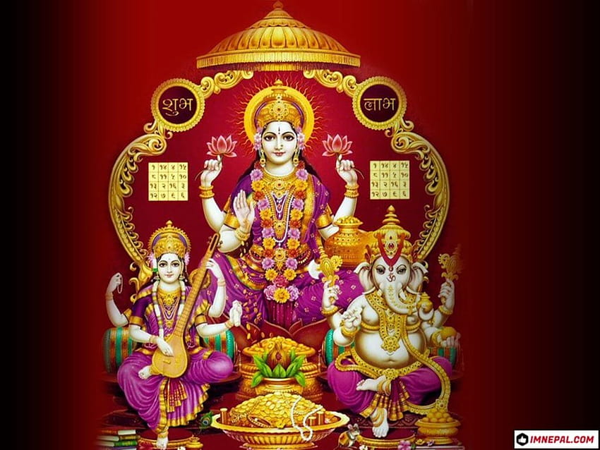 50 Laxmi Ganesh Saraswati For & Mobile, ganesh laxmi saraswati HD wallpaper