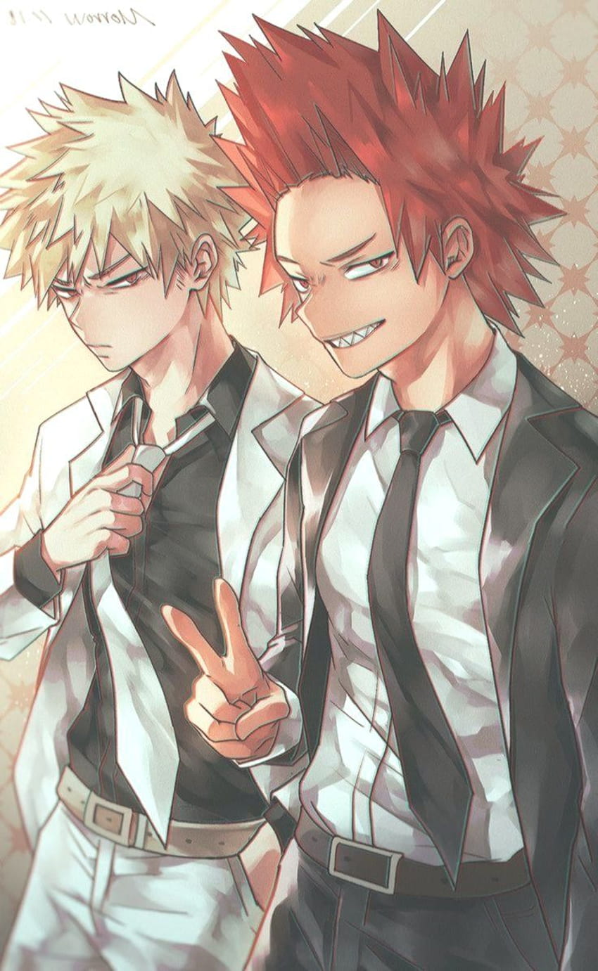 Bnha art, bakugo and kirishima HD phone wallpaper | Pxfuel