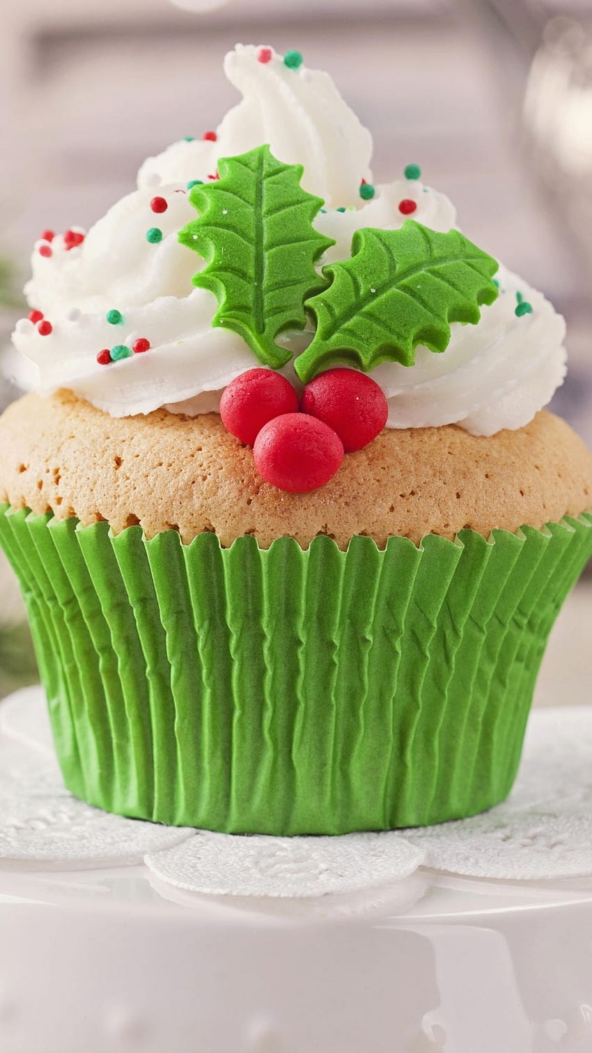 Christmas Cupcake, spring cupcakes HD phone wallpaper | Pxfuel